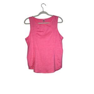 Yogalicious heather pink comfy tank top size medium